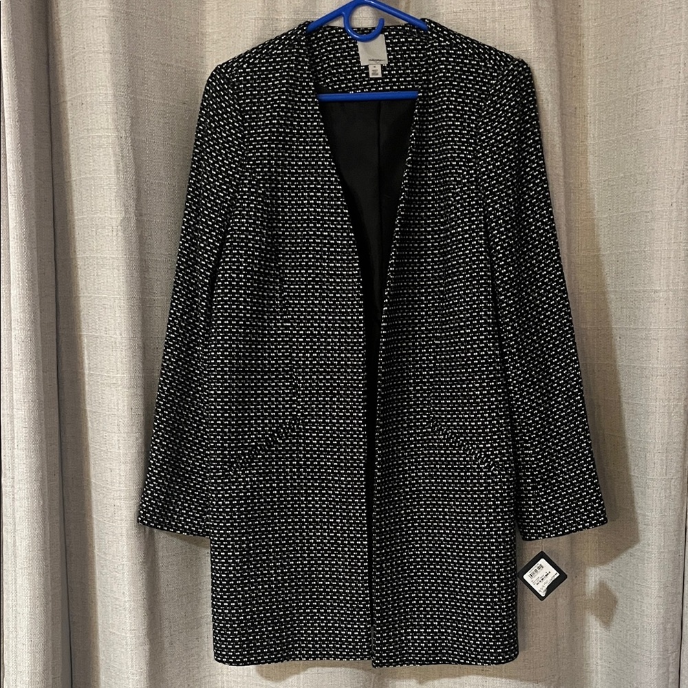 Women's Black and White Jacket